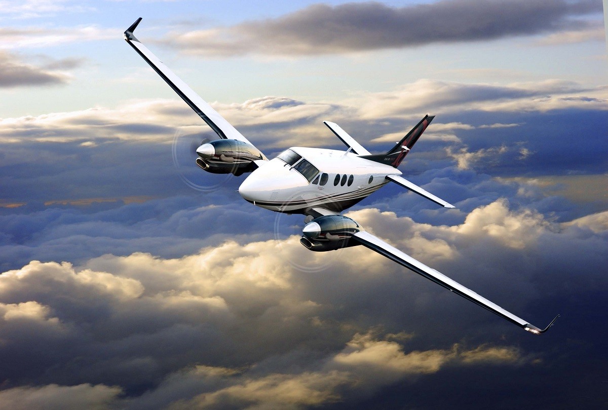 The King Air C90GTx, one of the premiere Hawker Beechcraft planes.