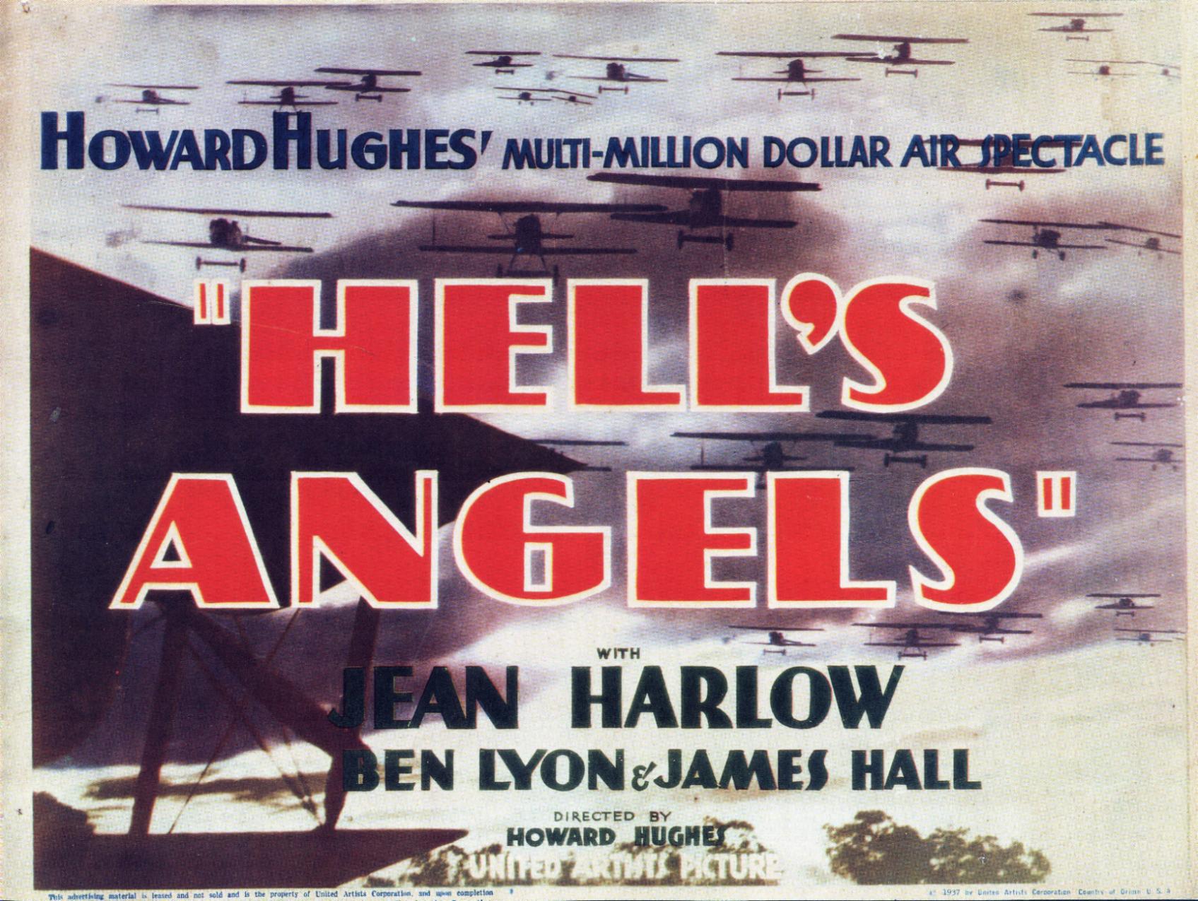 Howard Hughes aviation epic, Hell's Angels!