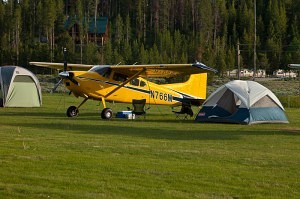 Upper Loon Creek airplane camping with Cessna 185 Skywaagon - Tailwheel Part 2