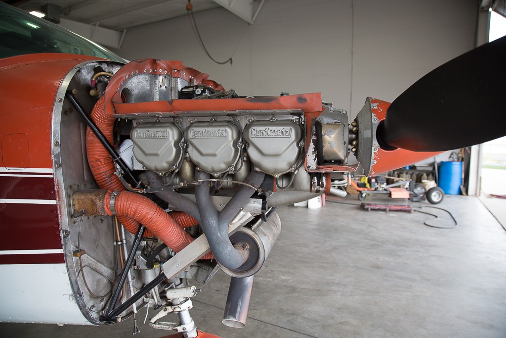 Engine on a Cessna 182 Skylane - Aircraft Engine Overhaul