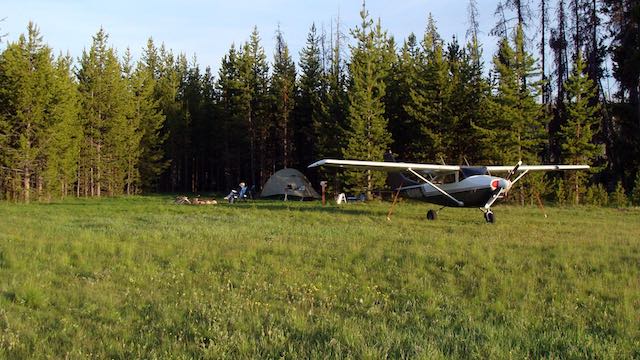 Cessna 182 Skylane Idaho camp