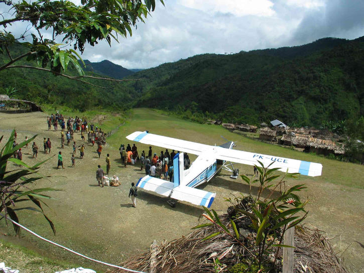 The Pilatus PC-6 Porter in the Indonesian Jungles