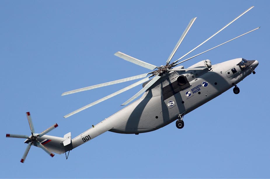 Mi_26T2 in flight, the world's largest helicopter