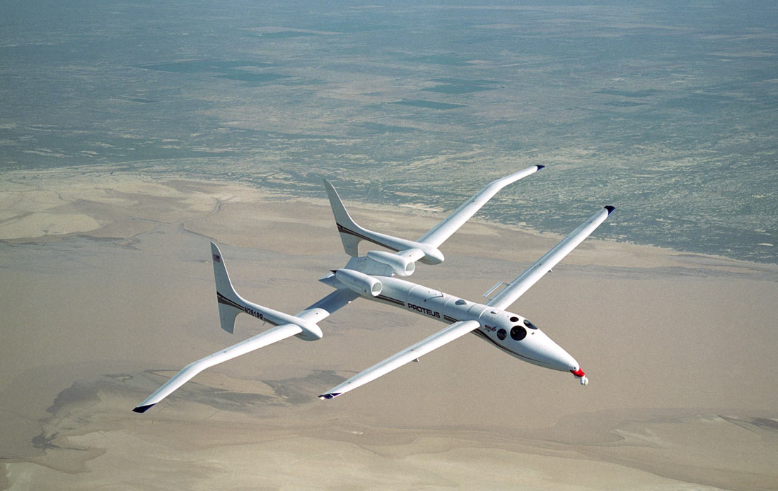 Scaled Composites Proteus Aircraft in flight