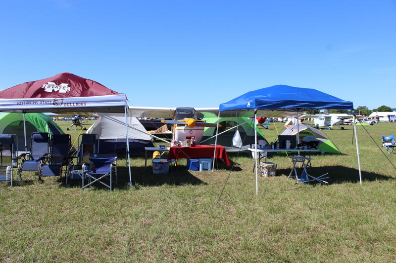 Overnight campers at the 2016 Sun N' Fun International Fly-In and Expo