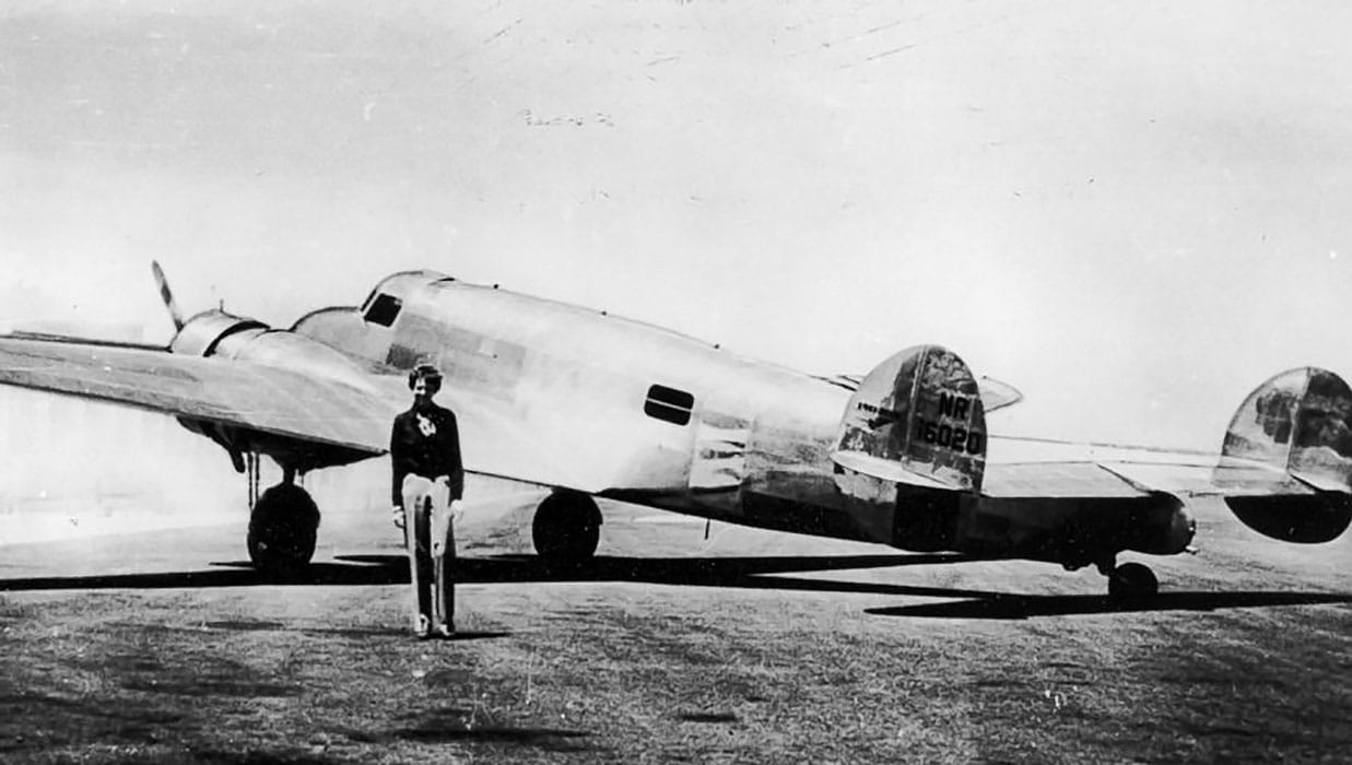 Amelia Earhart with her Lockheed Electra - Will New Expeditions Solve The Amelia Earhart Disappearance?