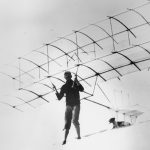 The Chanute-Herring Biplane glider, developed by Octave Chanute and Augustus Herring