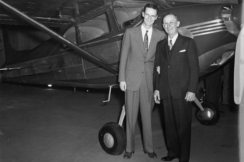 Clyde Cessna and Dwane wallace