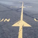 The run up area markers at a GA airport - FAA's New Airman Certification Standards Now In Effect