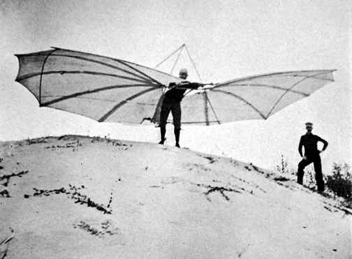 The modified Lilienthal glider tested by Octave Chanute and Augustus Herring