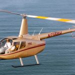 Robinson R66 Helicopter in flight