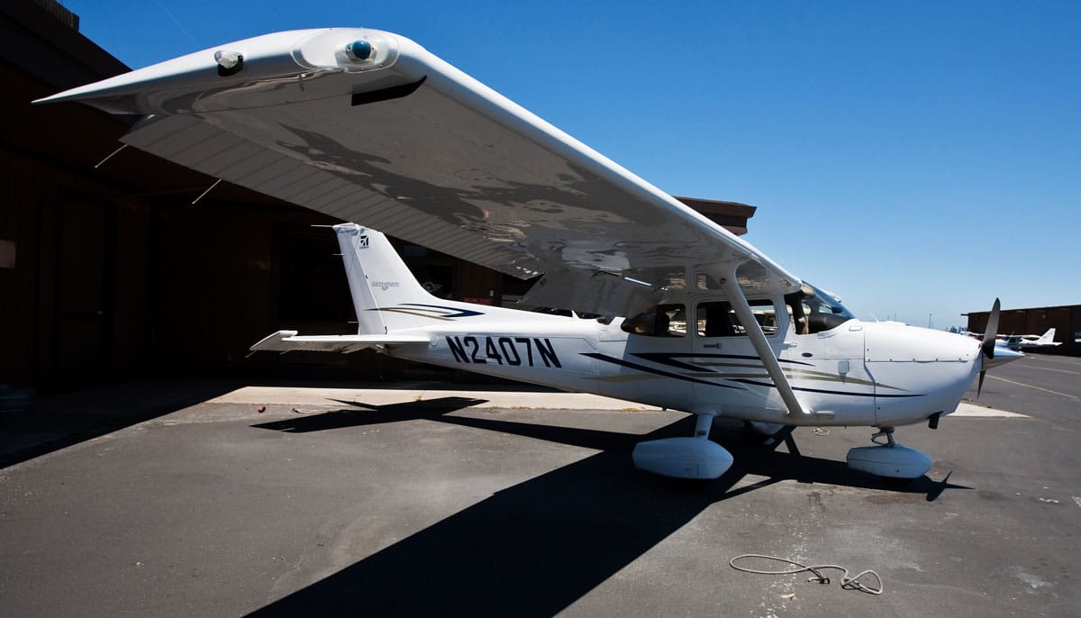 Cessna 172 in the hangar area of an airport - GA Groups to FAA: Act Quickly on Part 23 Changes