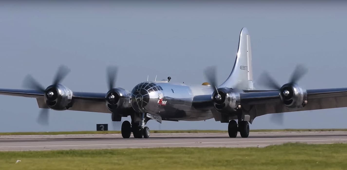 B-29 Doc on the runway