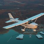 Cessna 172 Skyhawk in flight - Pan Am International Flight Academy and Cessna Sign Exclusive Deal