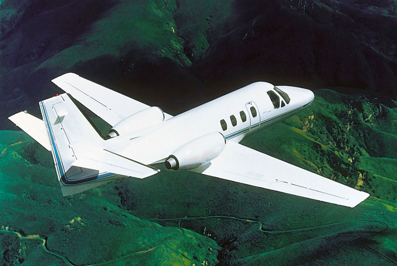 FanJen 500 / Cessna 500 in flight