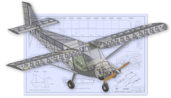 Plans for a Zenith Cruzer in Solidworks program - EAA, AV84All designing modified Zenith Cruzer for pilots with disabilites
