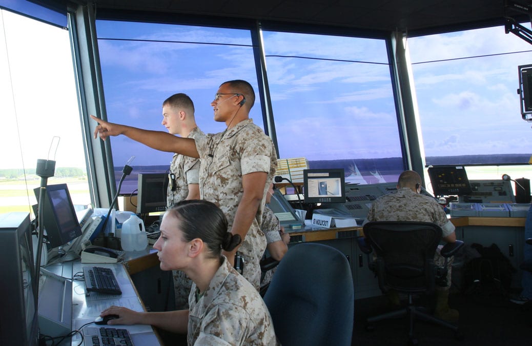 Air Traffic Controllers  Careers in the Military