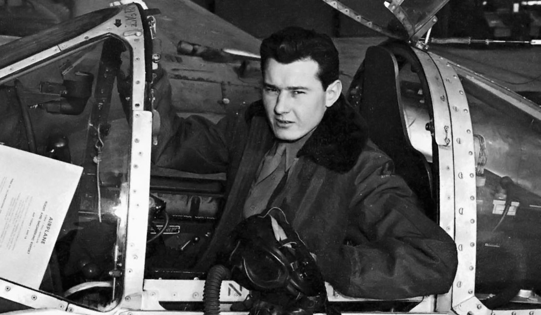 Test Pilot and aviator Bob Hoover in the military