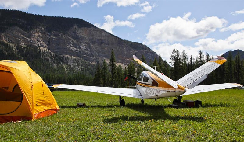 Backcountry flying and camping with a Beechcraft Bonanza