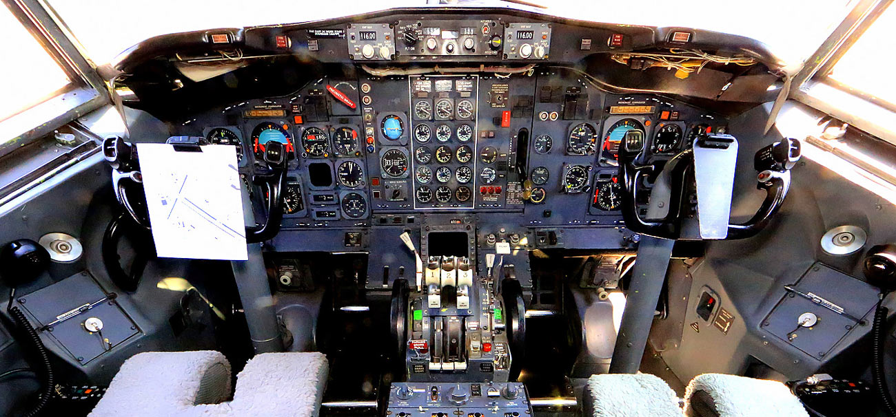 Cockpit of a Boeing 727 - My Path to Becoming a Pilot in Kenya