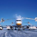 An airliner being de-iced - How a Holdover Time Calculator App Can Save Lives