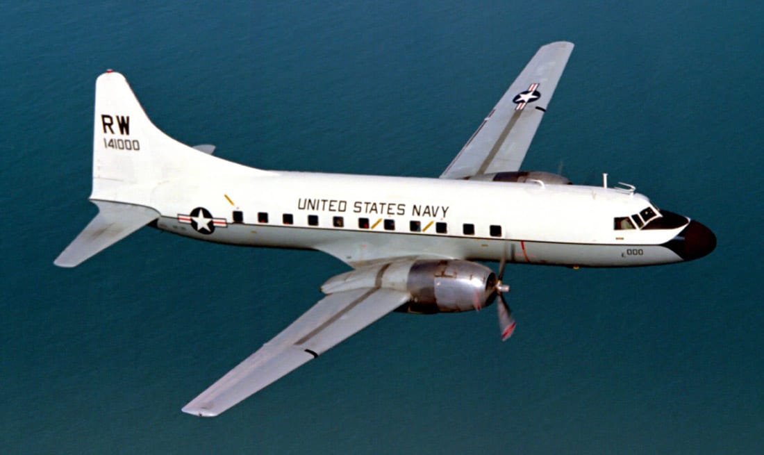 C-131F Samaritan in flight