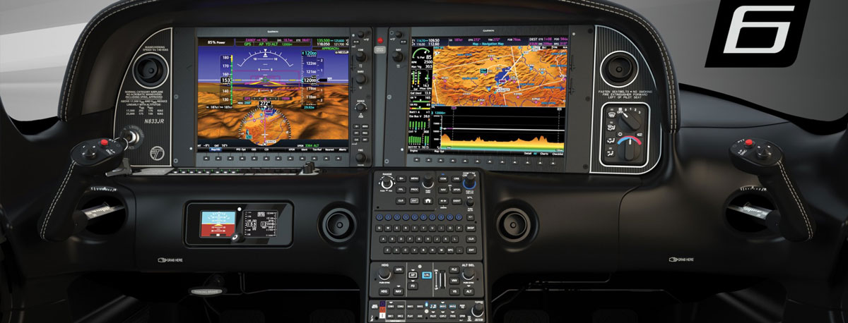 Cirrus Perspective+ flight deck in new Cirrus G6 models