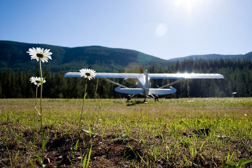 Airplane in the Montana backcountry - Pilots Urged to Comment on the Revised Helena-Lewis and Clark National Forest Plan