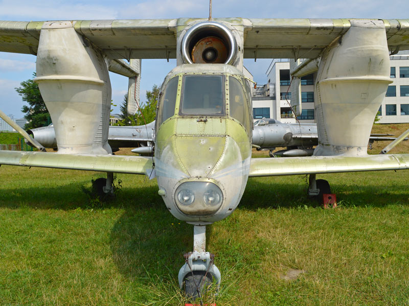 Front view of the PZL M-15 Belphegor aircraft