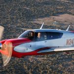 Mooney Acclaim Ultra in flight - Mooney Acclaim and Ovation Ultras FAA Certified