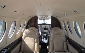 Interior of 2002 King Air B200 for sale by Textron Financial
