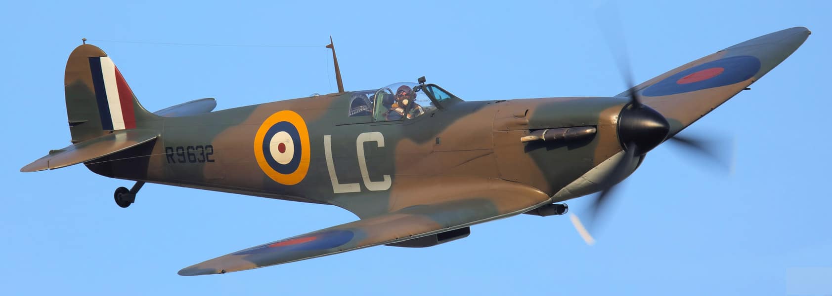 A Supermarine Spitfire used in the movie Dunkirk