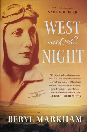 Book cover for West With the Night, by Beryl Markham
