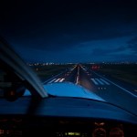 Landing a general aviation aircraft - Night