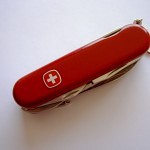 A Swiss Army Knife, which would be allowed on commercial flights, as TSA starts to allow pocket knives on planes.