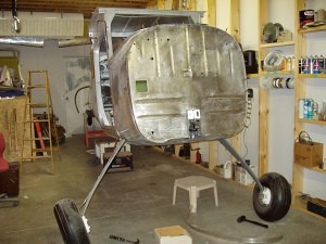 Cessna 180 Skywagon restoration - Tailwheel