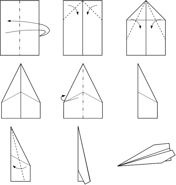 dc3 paper airplane instructions