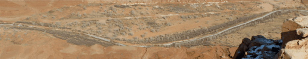 Aerial View of Mexican Mountain Airstrip - Taken away