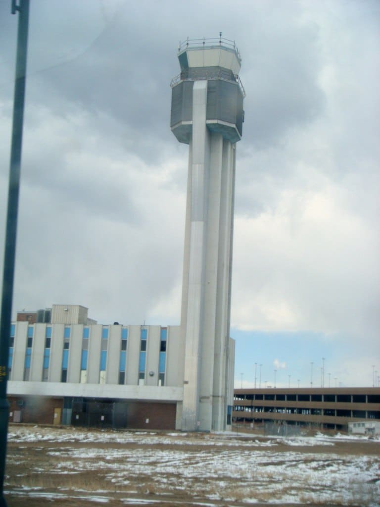 Stapleton International Airport control tower - Ghost Airports