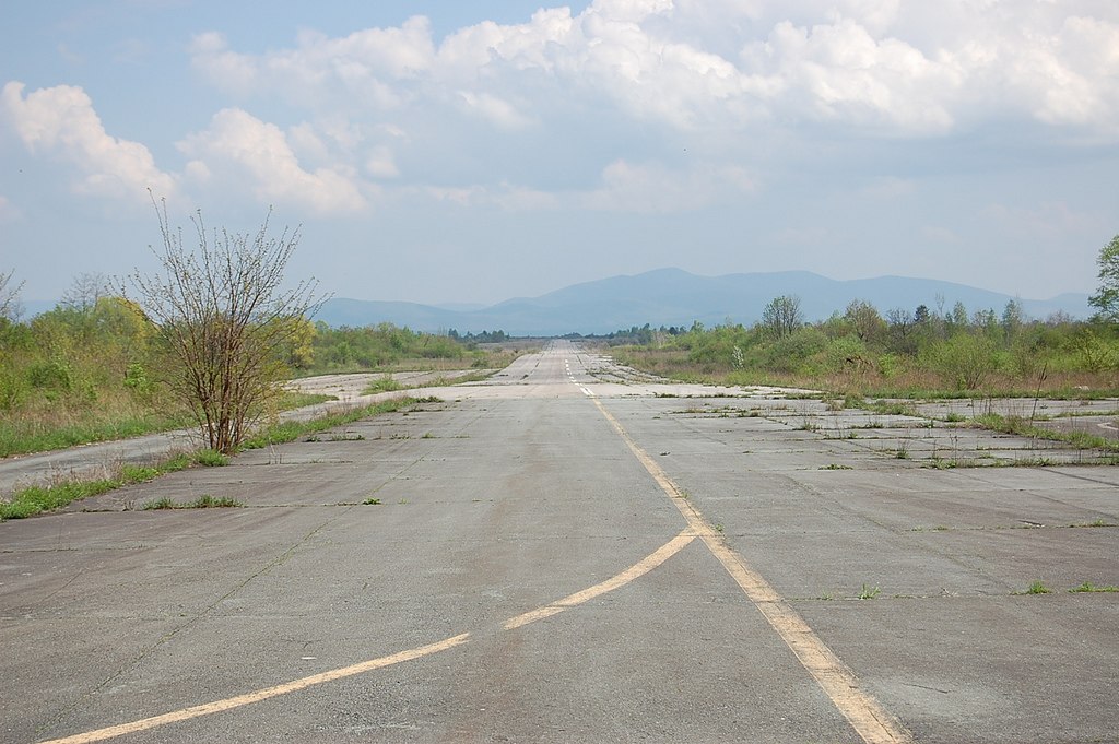 Željava Airbase runways - Ghost Airports
