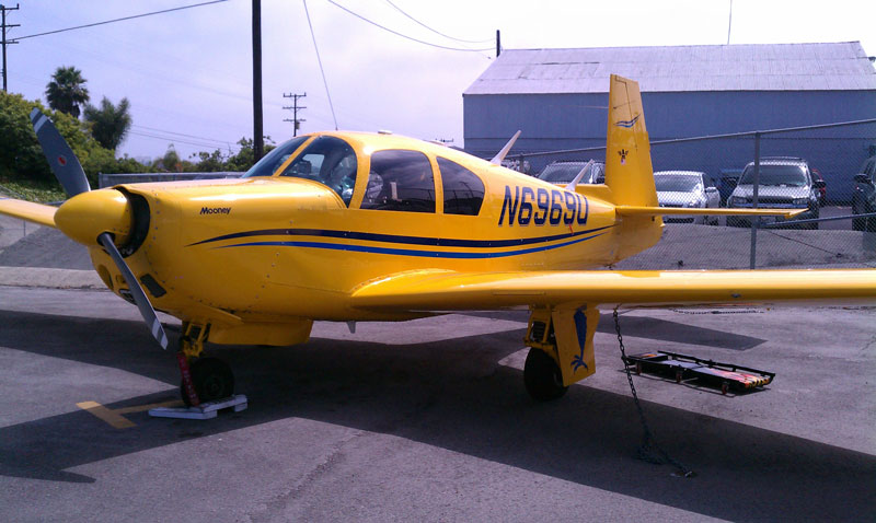 Mooney M20 after detailing, Photo by Crista Worthy