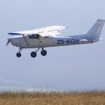 Cessna 152 flying in South Africa