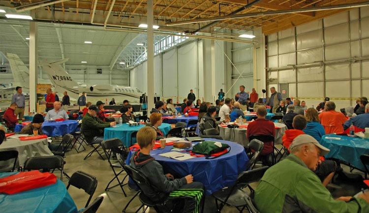 An FAA Wings safety program seminar at the Boise Airport.