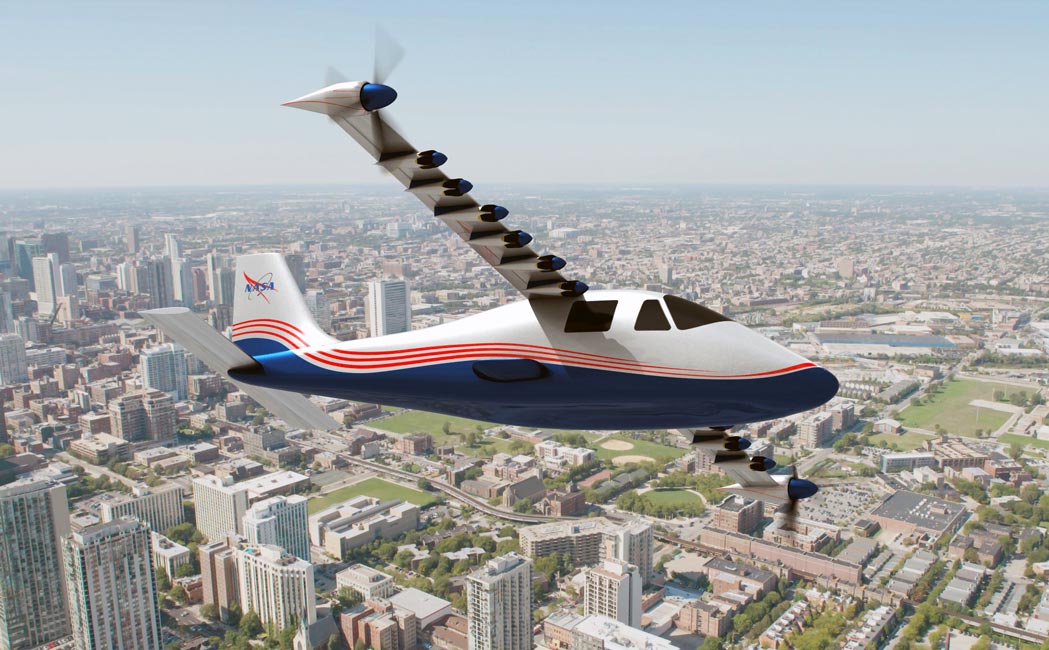 NASA X-57 Electric Aircraft design concept
