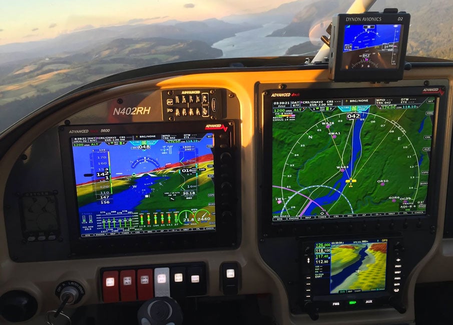AF-5000 series cockpit flight display from Dynon Avionics
