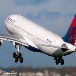 Delta Airlines Jet Taking Off - Retired Delta Pilots Lawsuit Backed By Judge
