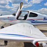 Aerosim Flight Academy Cirrus aircraft on runway - Aerosim Announces $10,000 Veterans Aviation Scholarship