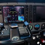 Cessna 172 with Garmin G1000 glass cockpit - AEA Report: 2016 Avionics Sales Show a Decline