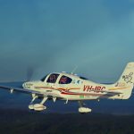 Australian teen pilot Lachlan Smart in his Cirrus SR22, attempting to fly around the world solo at a record setting young age of 18.