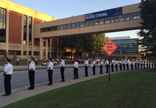 Delta pilots picketing over a new contract with the airline